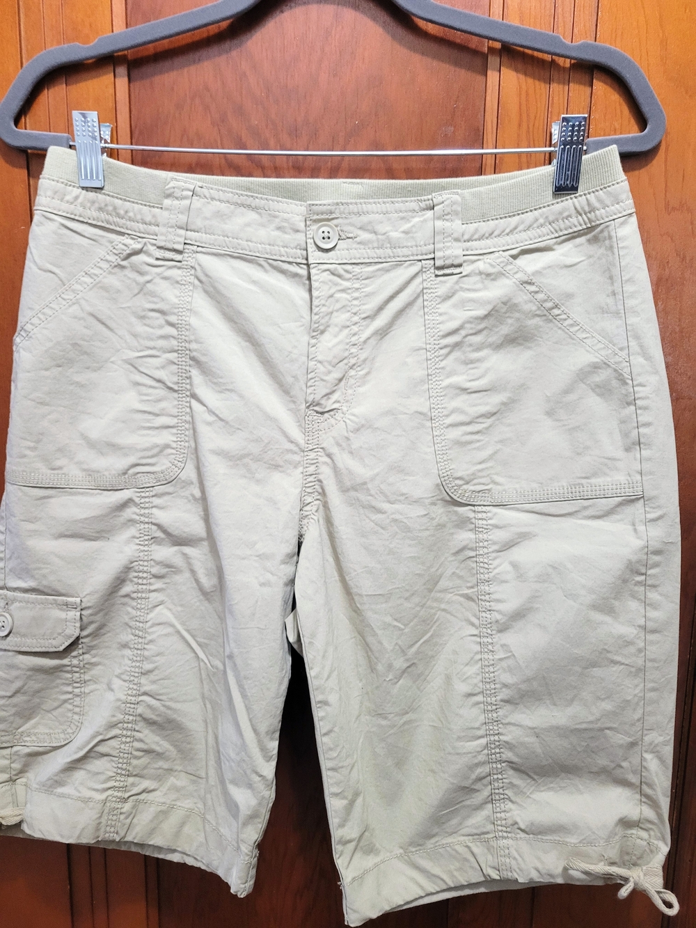 St. John's Bay Women's Bermuda Shorts - Light Khaki